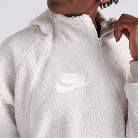 nike pullover sherpa hoodie